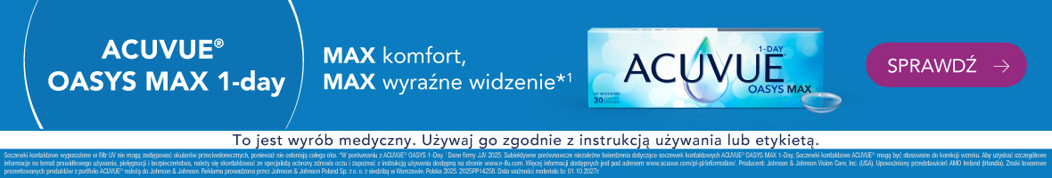 NOWOŚĆ ACUVUE OASYS MAX 1-DAY