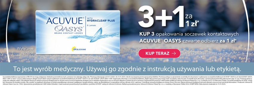 promocja 3+1 acuvue oasys