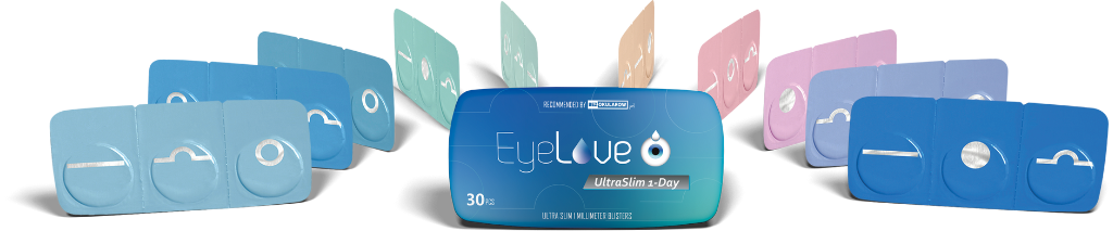 eyelove ultraslim 1-day 30 sztuk w 1-milimetrowych blistrach