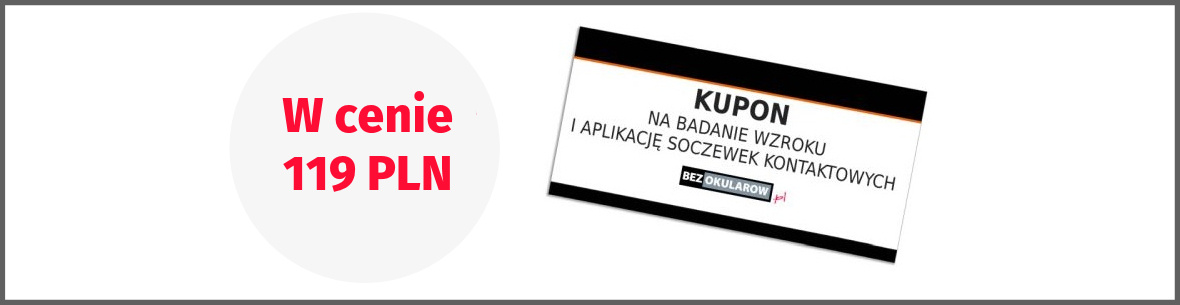 banner kupon na badanie wzroku